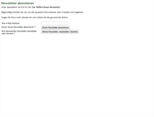Tablet Screenshot of newsletter.waffen-braun.de